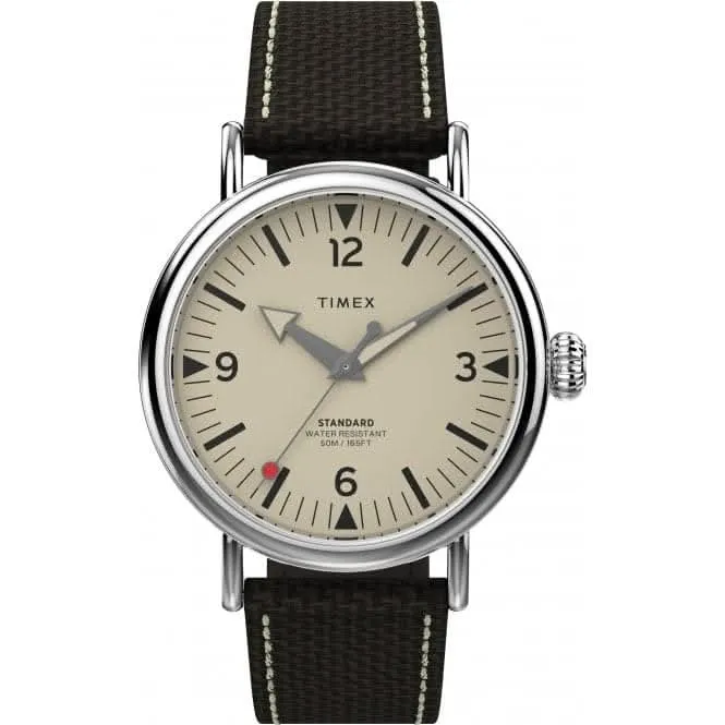 Timex Gents Standard Silver-Tone Watch TW2V44100