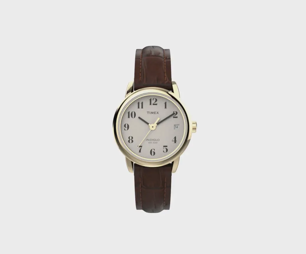 Timex Ladies Easy Reader Brown Watch T20071