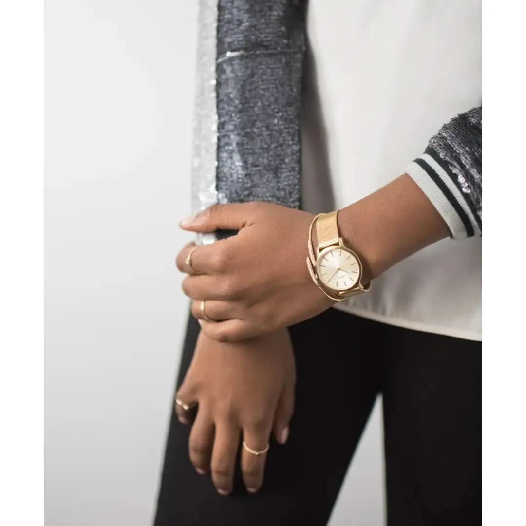 Timex Ladies Trend Gold-Tone Watch TW2R36100