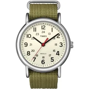 Timex Unisex Weekender Silver-Tone Watch T2N651