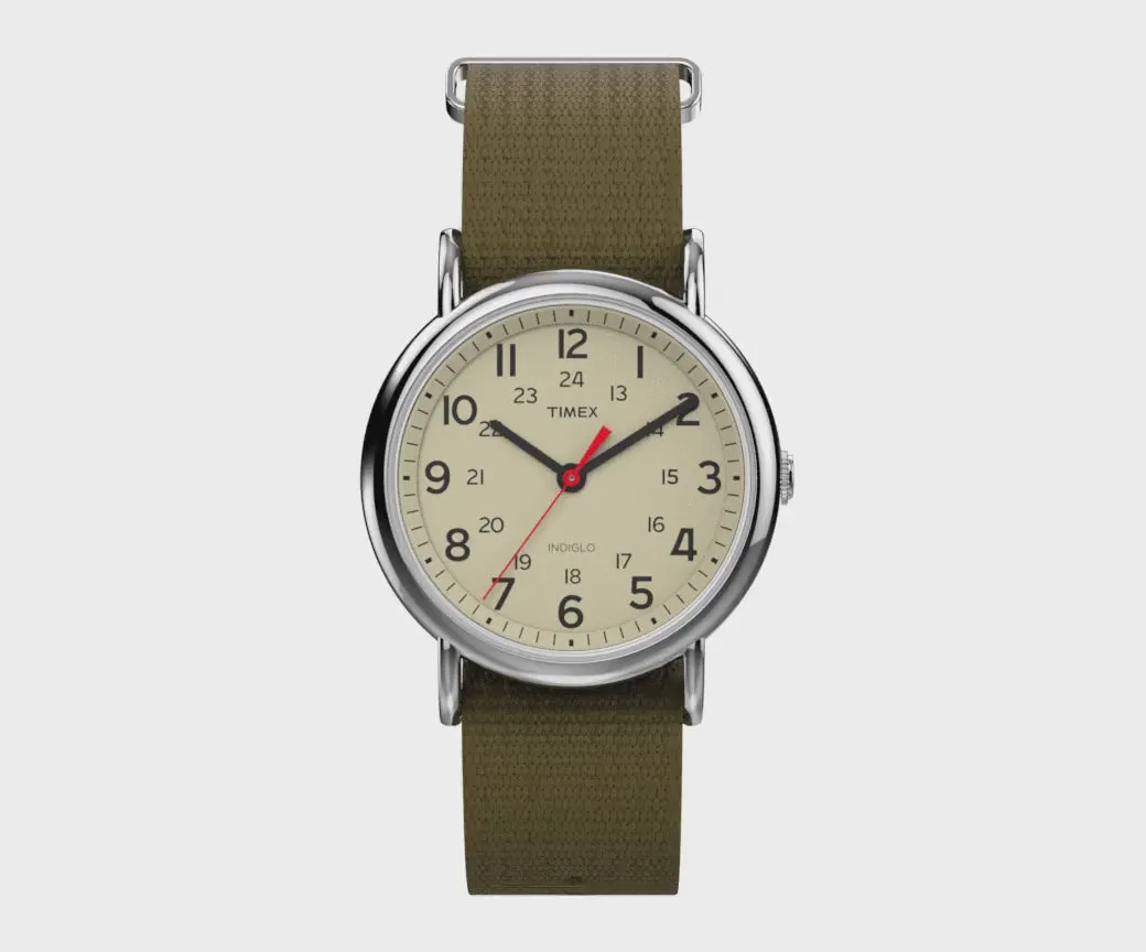 Timex Unisex Weekender Silver-Tone Watch T2N651