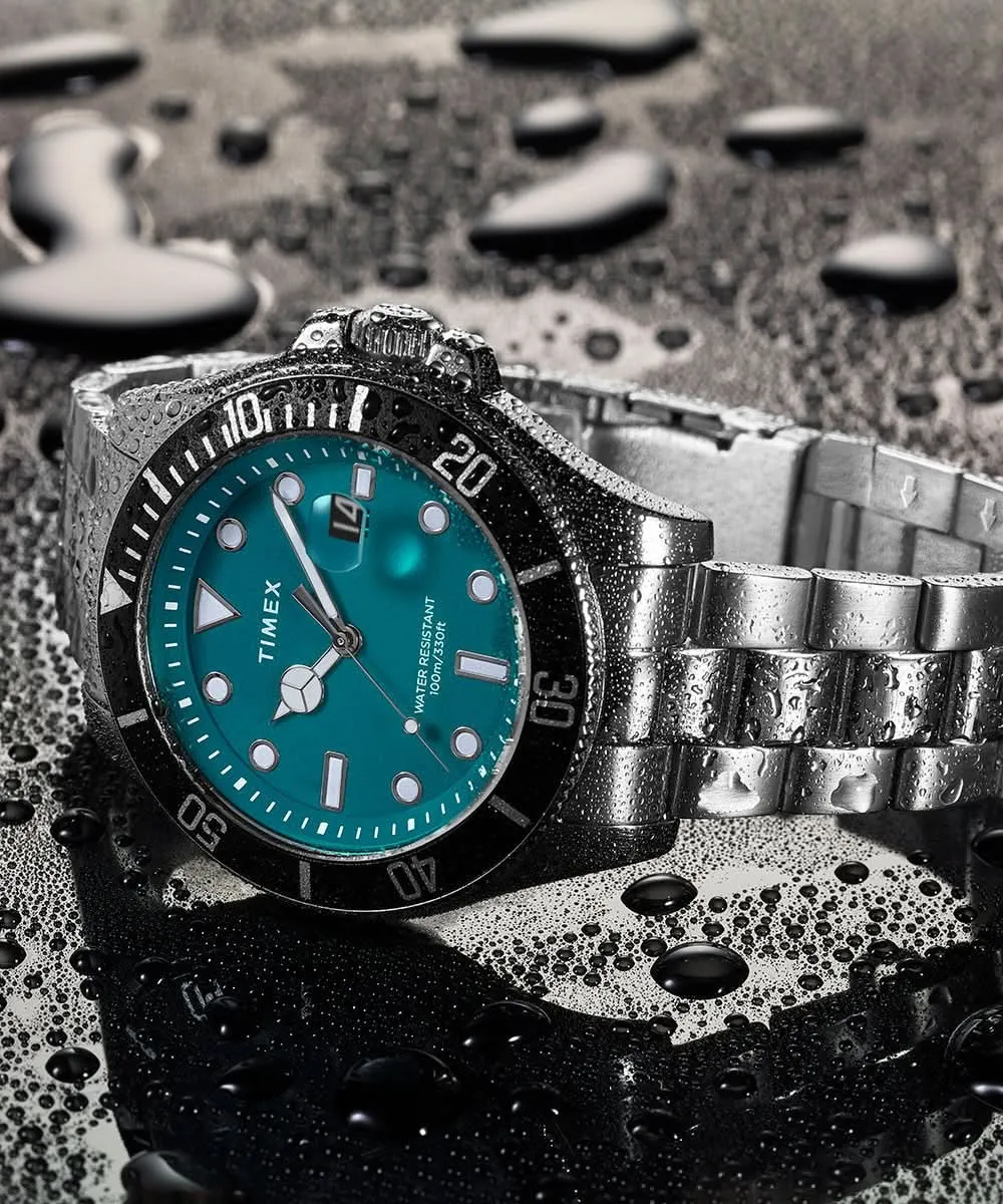 Timex Harborside Coast Stainless Steel Bracelet Watch TW2V91900