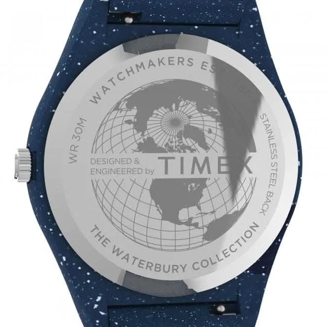 Timex Legacy Ocean Recycled Plastic Bracelet Watch TW2V37400