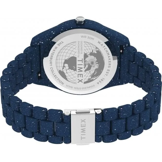Timex Legacy Ocean Recycled Plastic Bracelet Watch TW2V37400