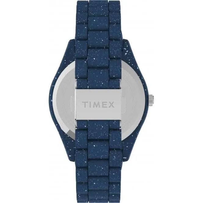 Timex Legacy Ocean Recycled Plastic Bracelet Watch TW2V37400