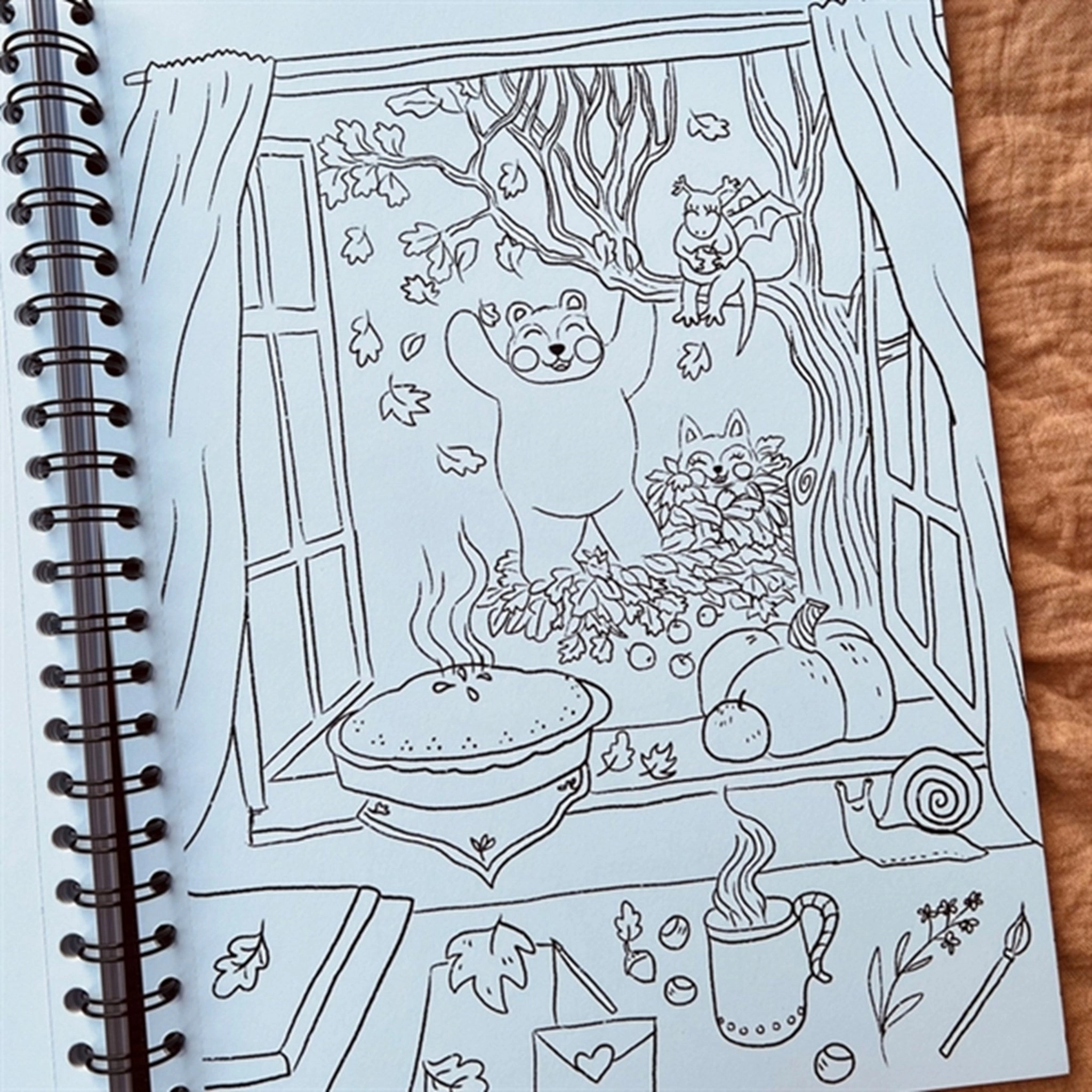Tjugga Tjugga and Sally's Enchanting Coloring Book