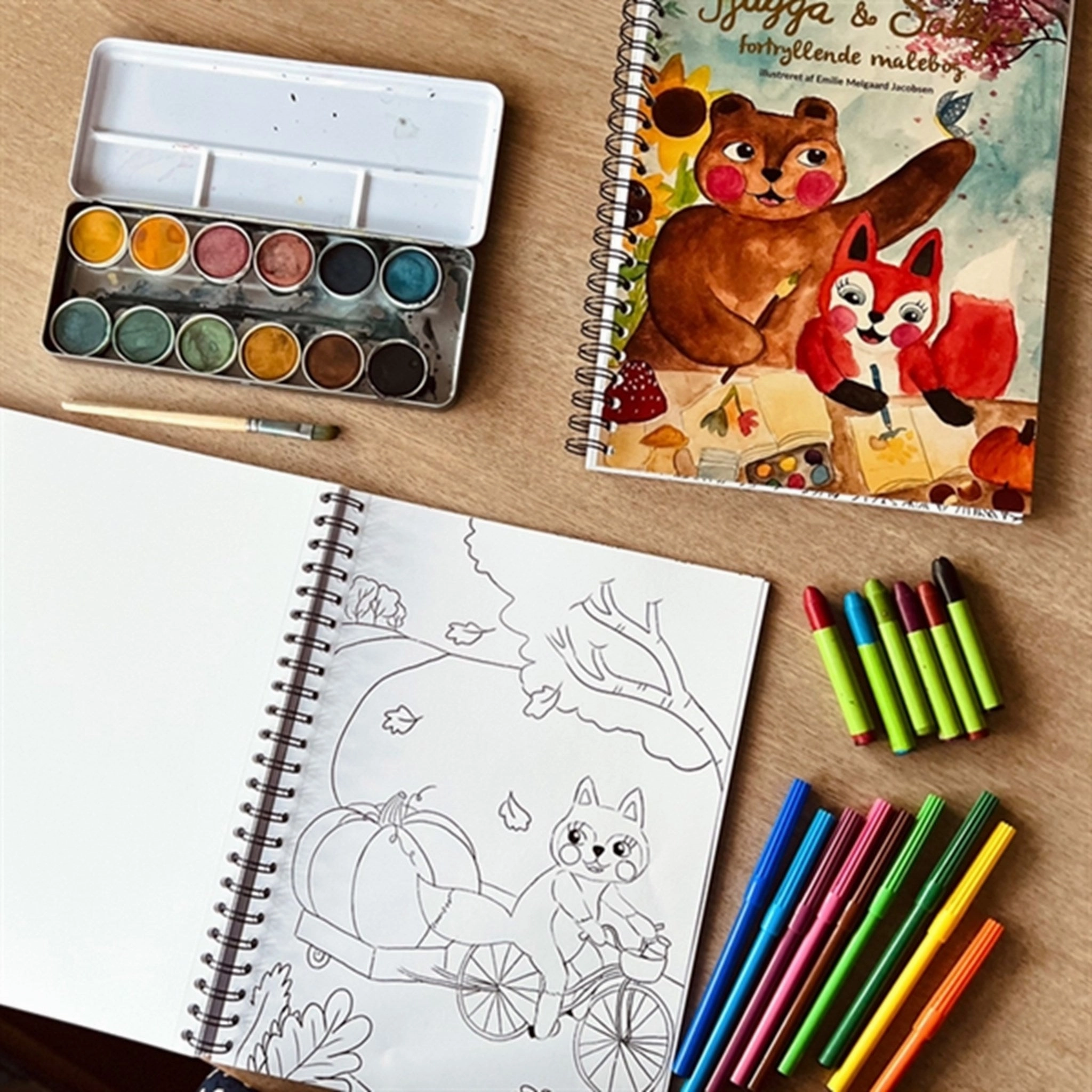Tjugga Tjugga and Sally's Enchanting Coloring Book