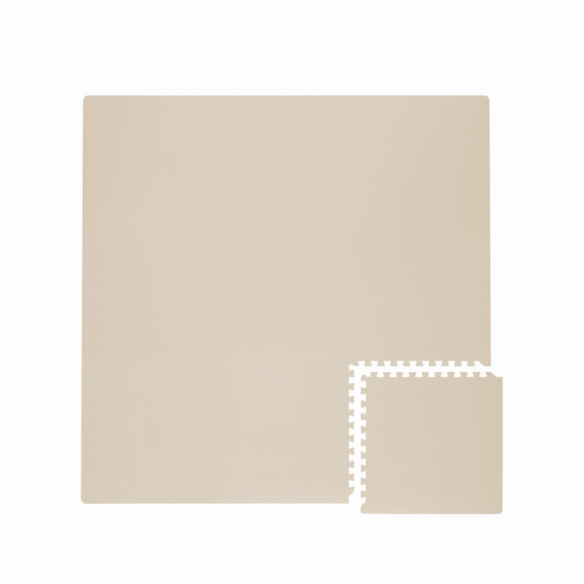 Toddlekind Classic Puzzle Playmat Clay 131x131cm - 9 Tiles & 12 Edging Borders
