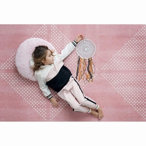 Toddlekind Prettier Puzzle Playmat Earth Ash Rose 120x180cm - 6 Tiles & 12 Edging Borders