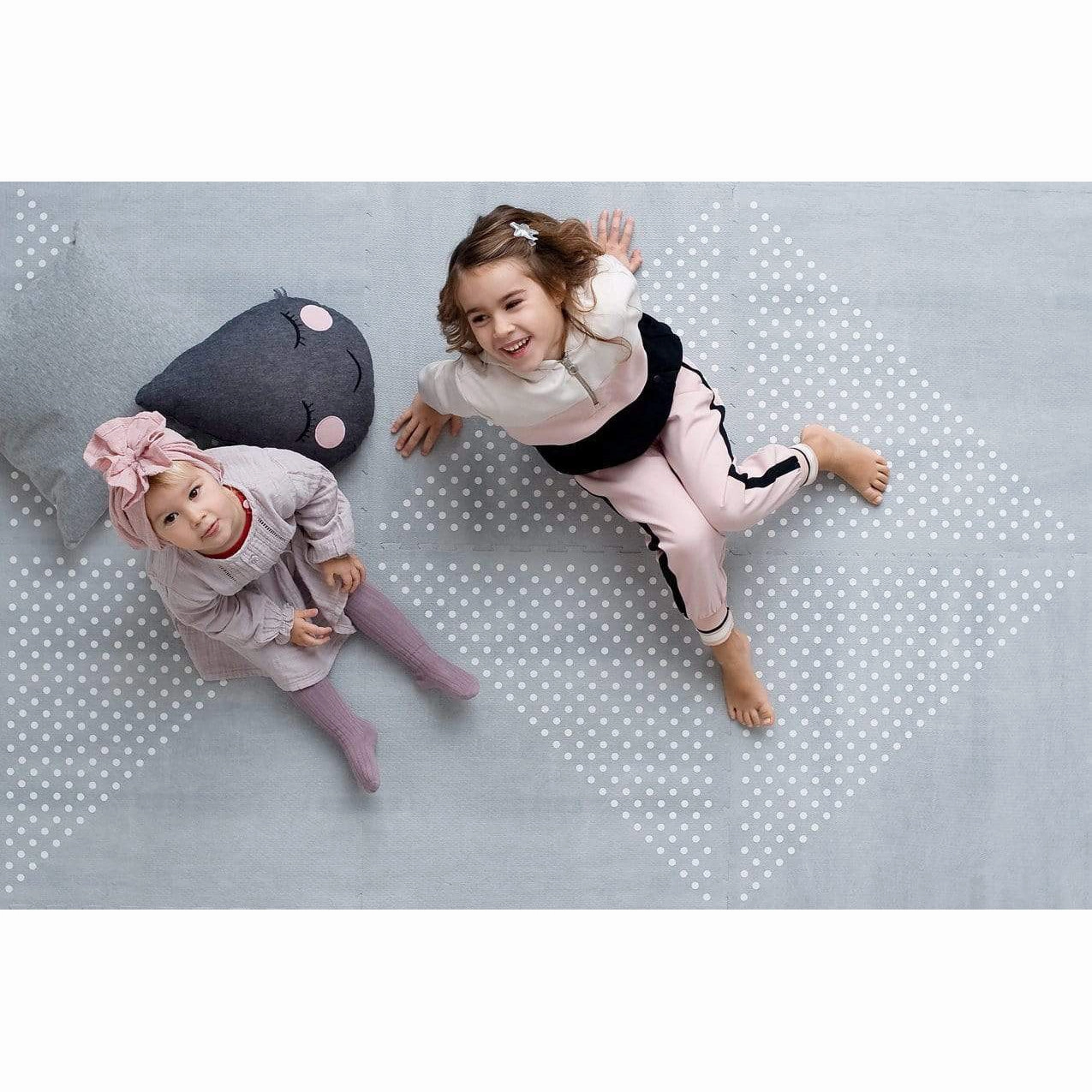 Toddlekind Prettier Puzzle Playmat Earth Dove 120x180cm - 6 Tiles & 12 Edging Borders
