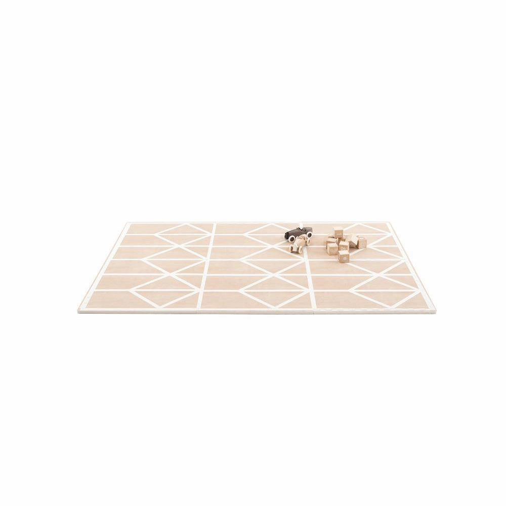 Toddlekind Prettier Puzzle Playmat Nordic Clay 120x180cm - 6 Tiles & 12 Edging Borders