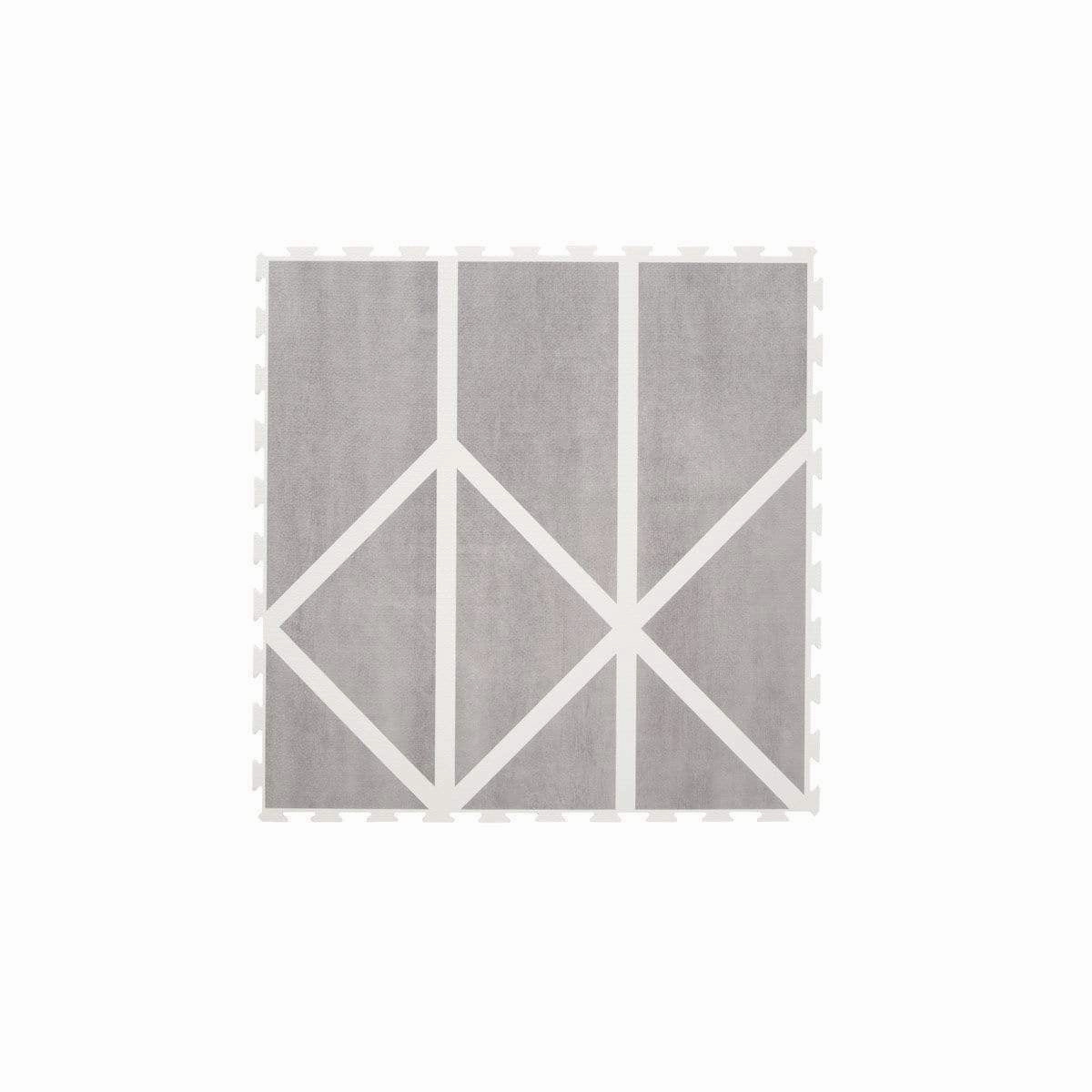 Toddlekind Prettier Puzzle Playmat Nordic Pebble 120x180cm - 6 Tiles & 12 Edging Borders