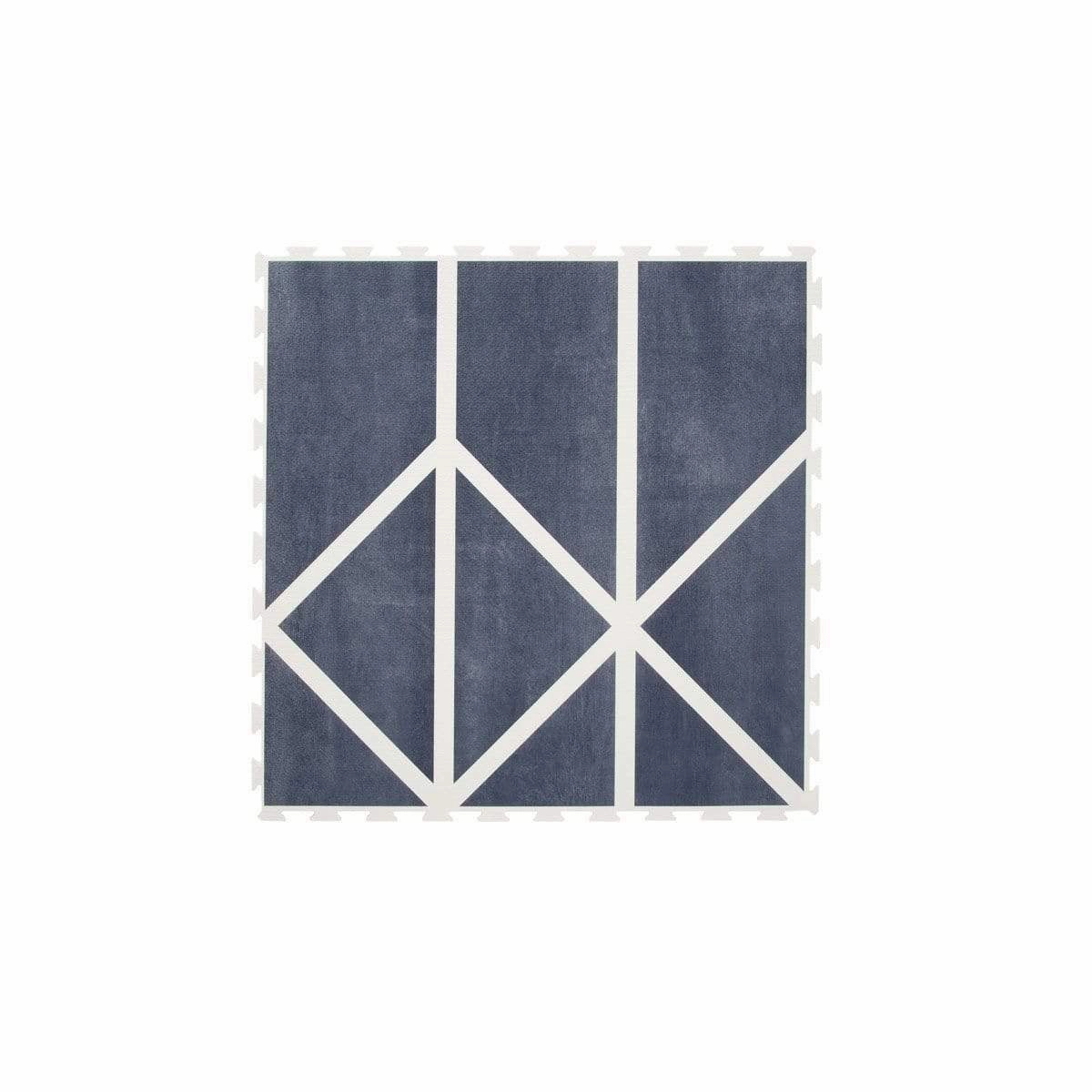 Toddlekind Prettier Puzzle Playmat Nordic Petroleum 120x180cm - 6 Tiles & 12 Edging Borders
