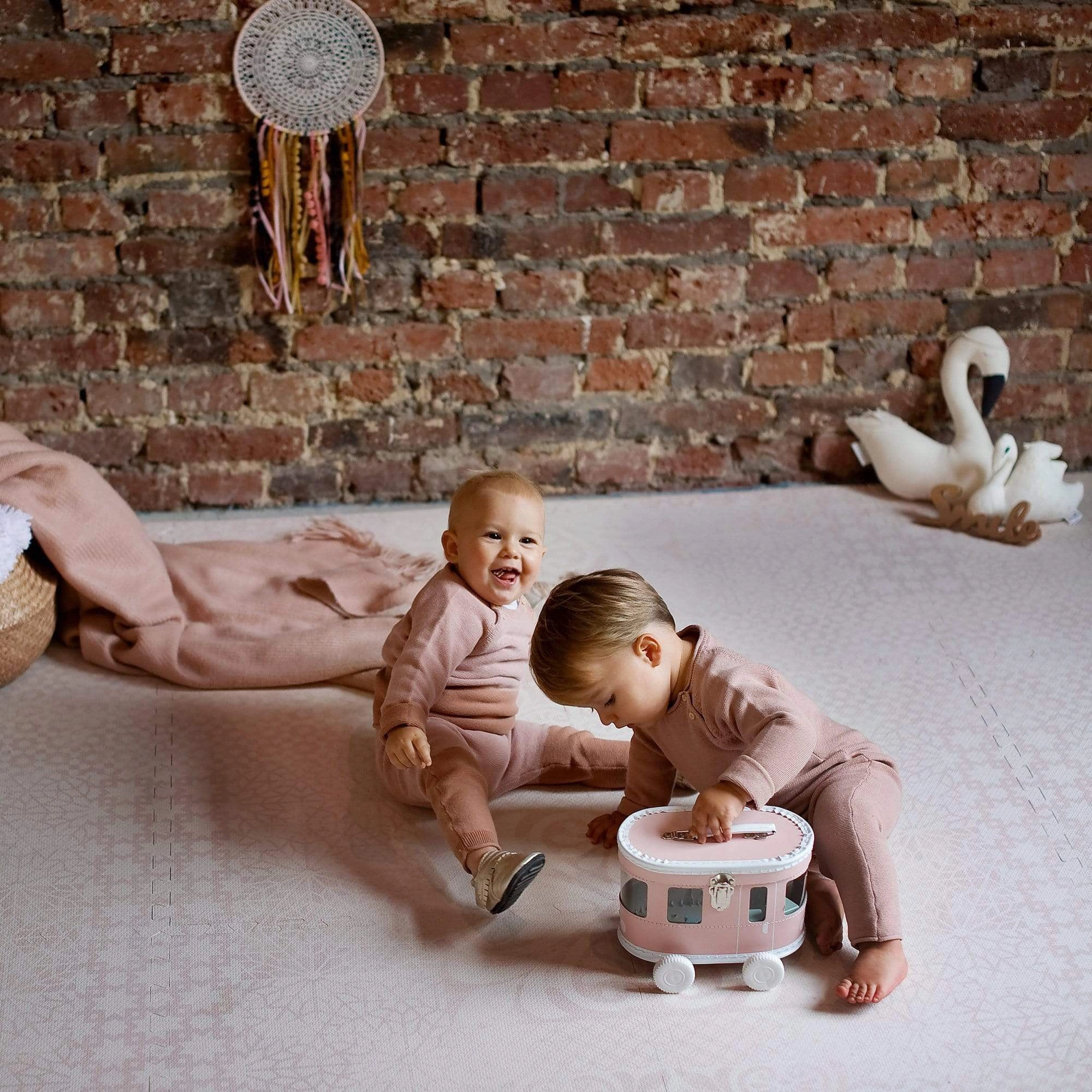Toddlekind Prettier Puzzle Playmat Persian Blossom 120x180cm - 6 Tiles & 10 Edging Borders