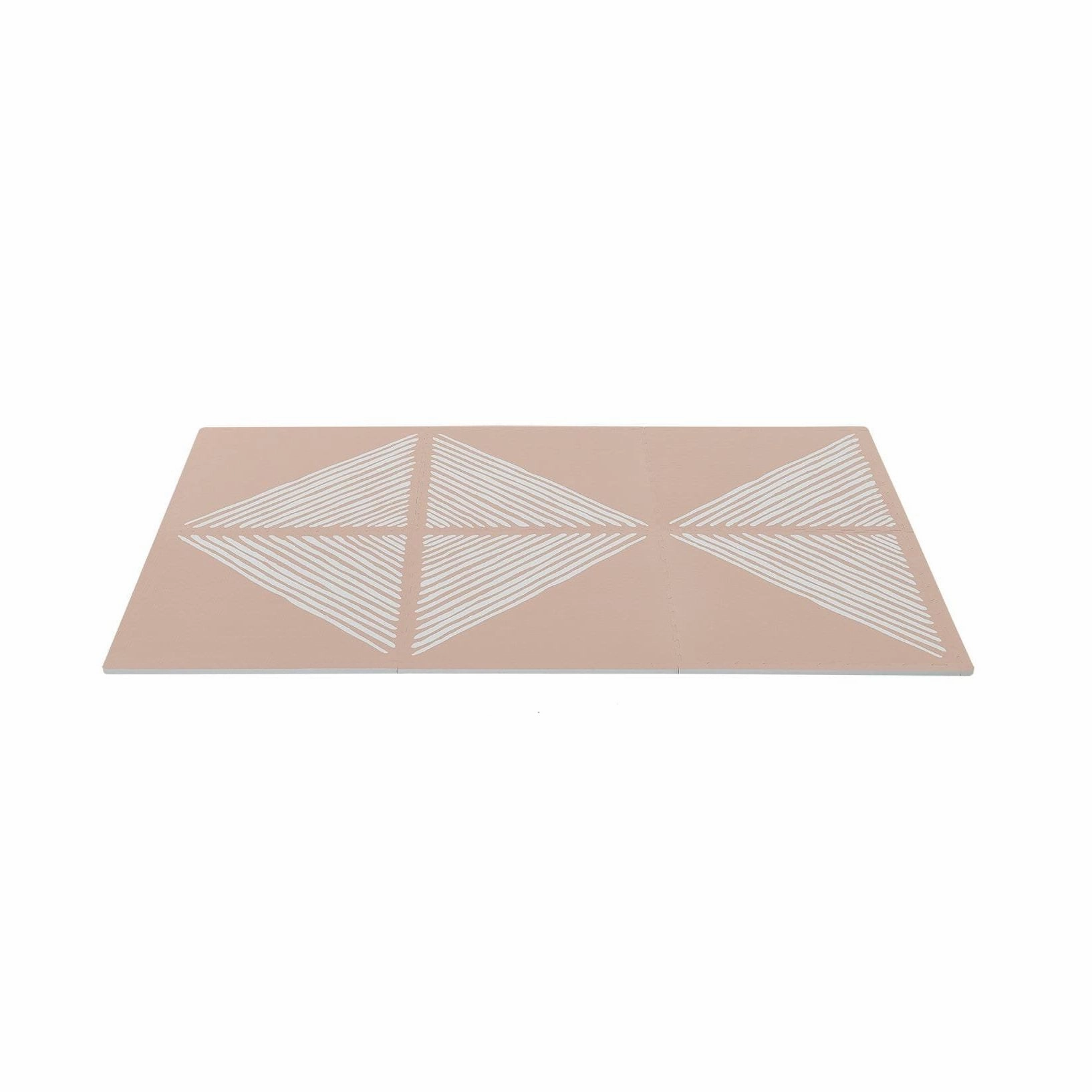 Toddlekind Prettier Puzzle Playmat Sandy Lines Sea Shell 120x180cm - 6 Tiles & 12 Edging Borders