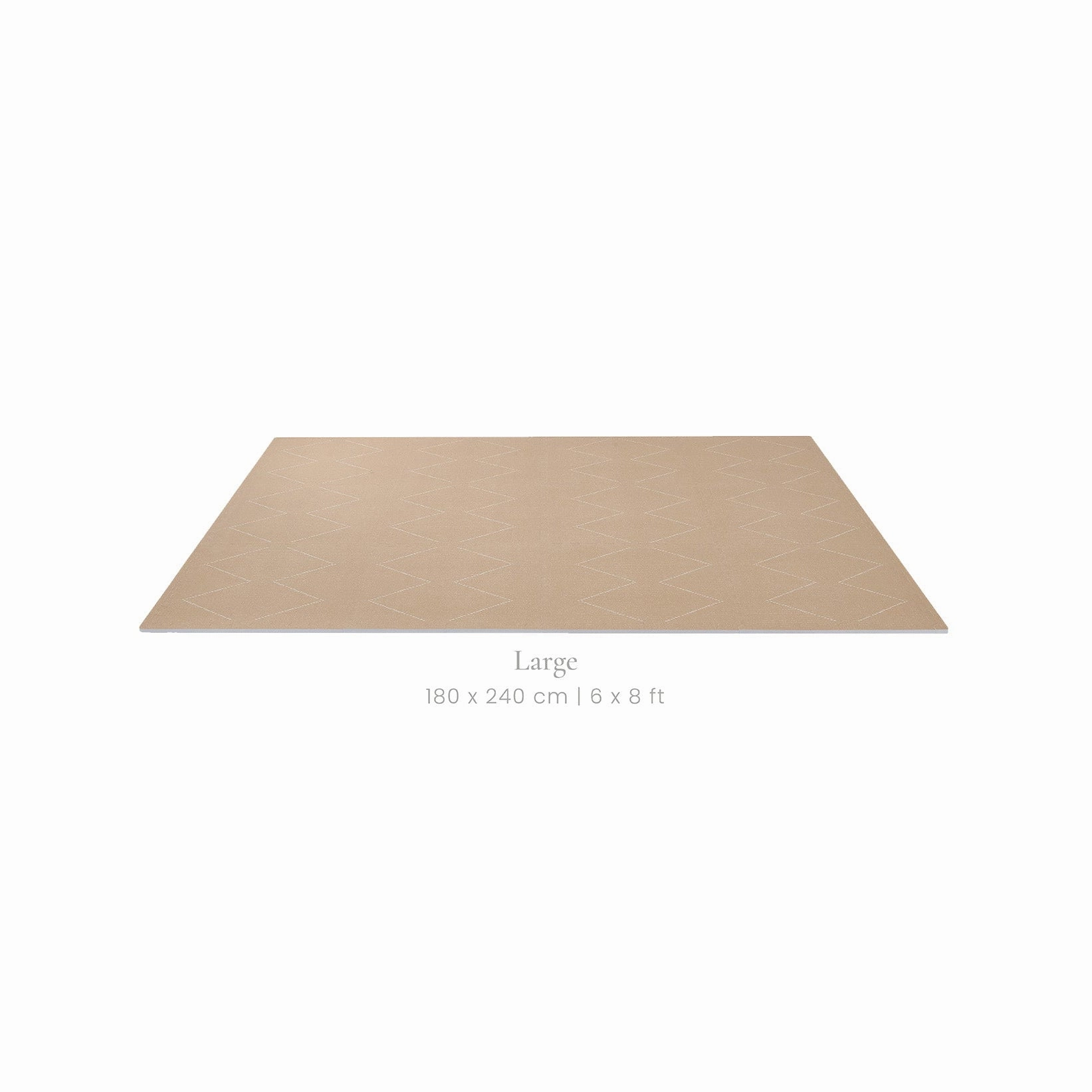 Toddlekind Prettier Puzzle Playmat Tulum Sandstone 120x180cm - 6 Tiles & 12 Edging Borders