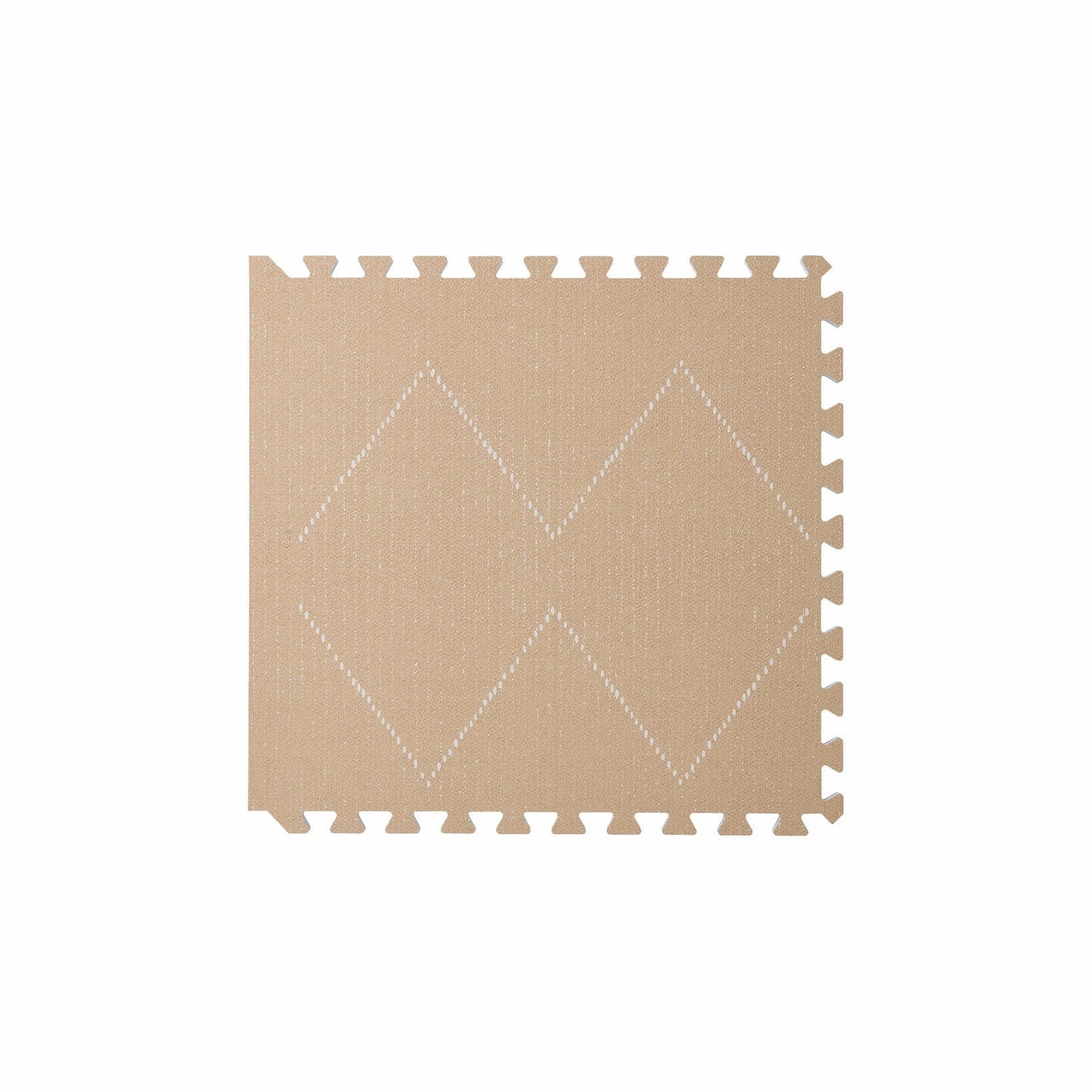 Toddlekind Prettier Puzzle Playmat Tulum Sandstone 120x180cm - 6 Tiles & 12 Edging Borders