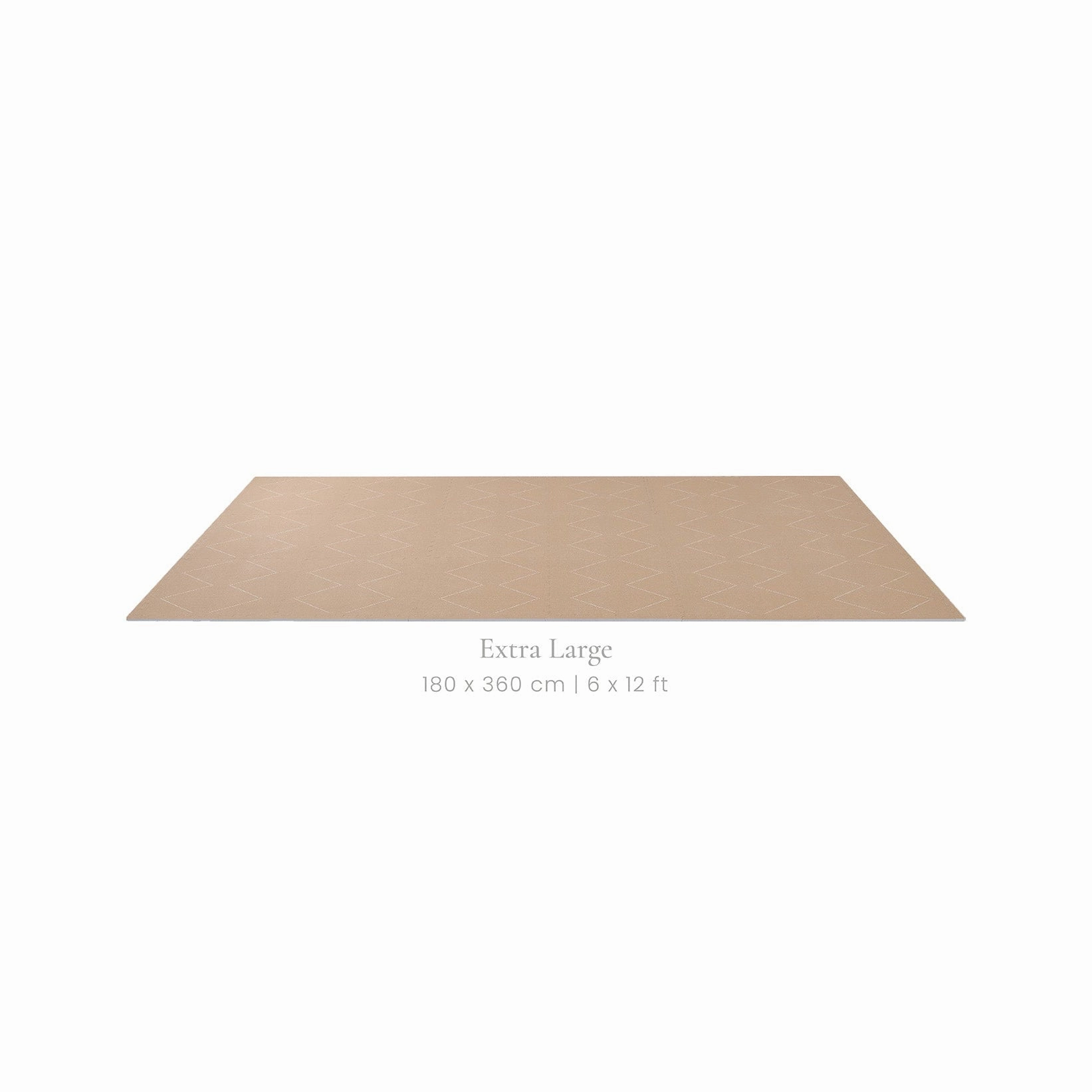 Toddlekind Prettier Puzzle Playmat Tulum Sandstone 120x180cm - 6 Tiles & 12 Edging Borders