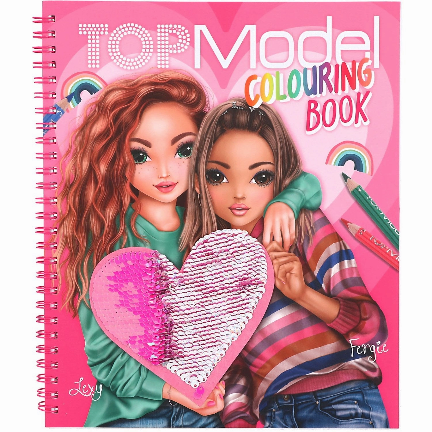 TOPModel Coloring Book M/Pailletter