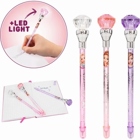 TOPModel GLITTER QUEEN Pen With Light