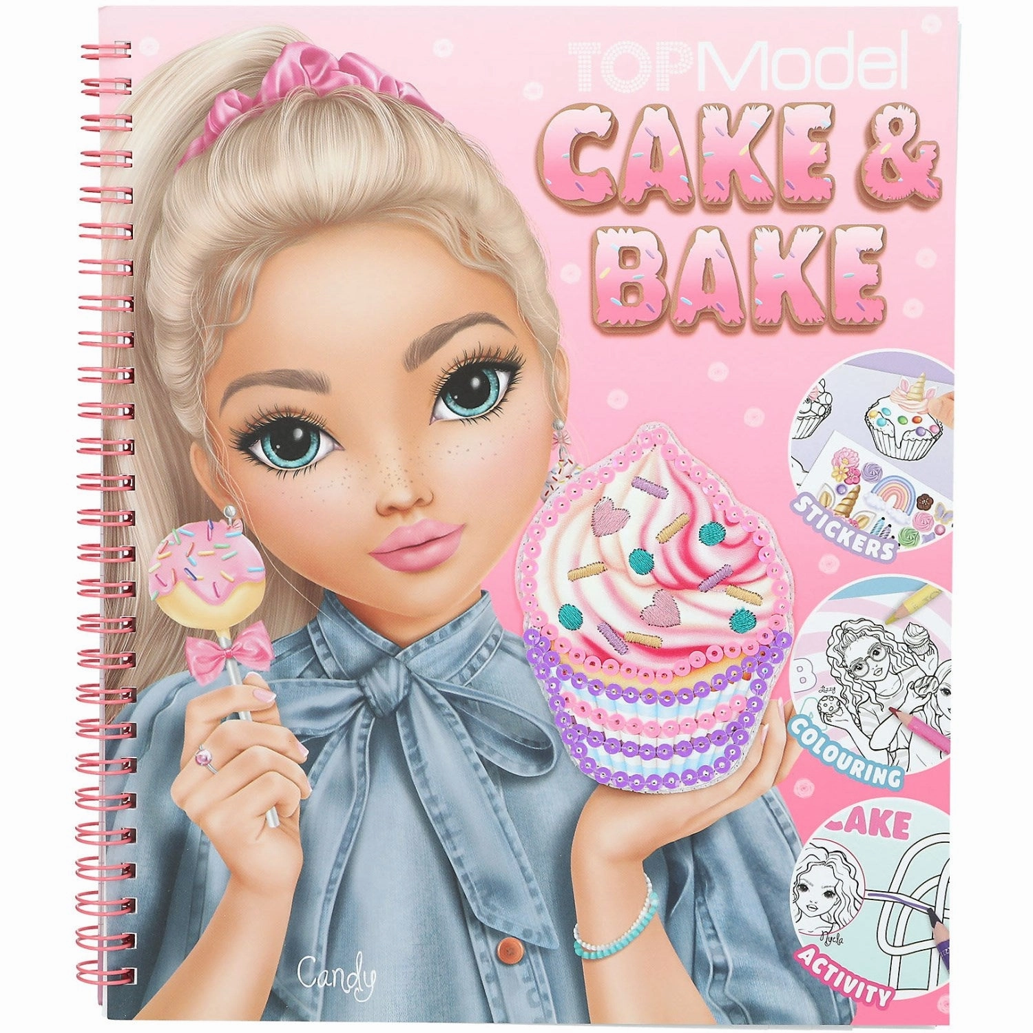 TOPModel Painting & Activity Book Cake & Bake