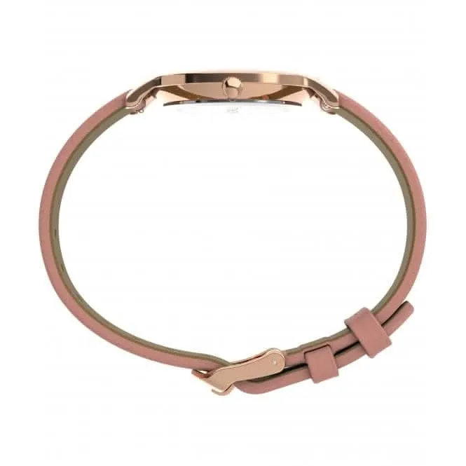 Transcend Pink Leather Strap Watch TW2V66900