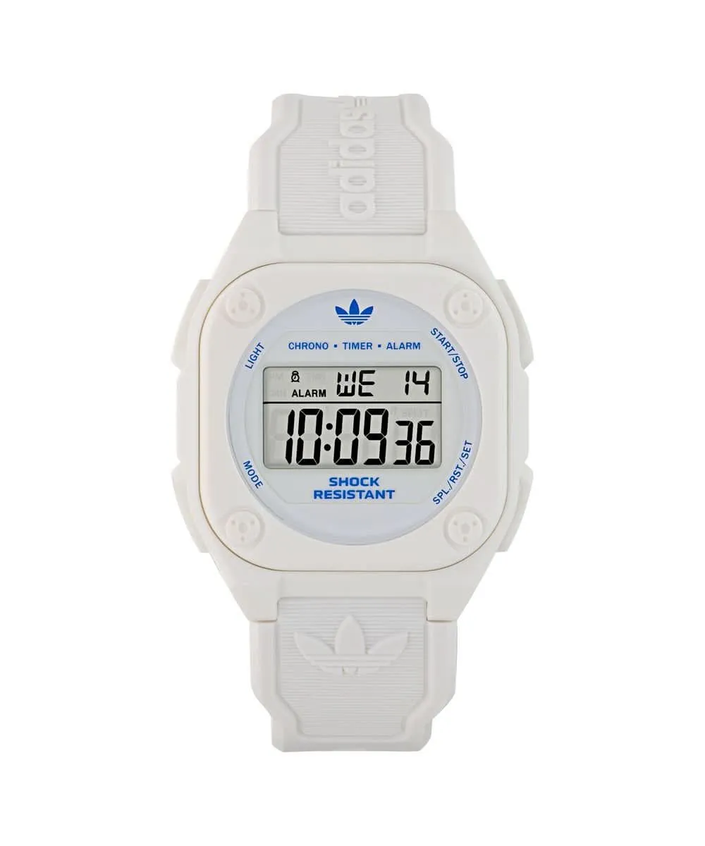 Unisex City Tech Four White Watch AOST25031