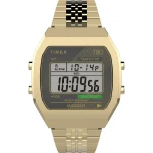 Unisex Timex Lab Timex 80 Gold-Tone Watch TW2V74300