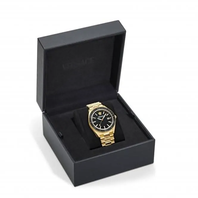 Versace Timeless V Dome Black Sapphire Watch VE8E00624