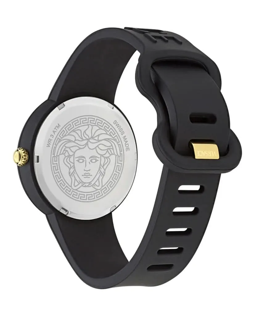 Versace Unisex Iconic Medusa Pop Black Watch VE8J00624