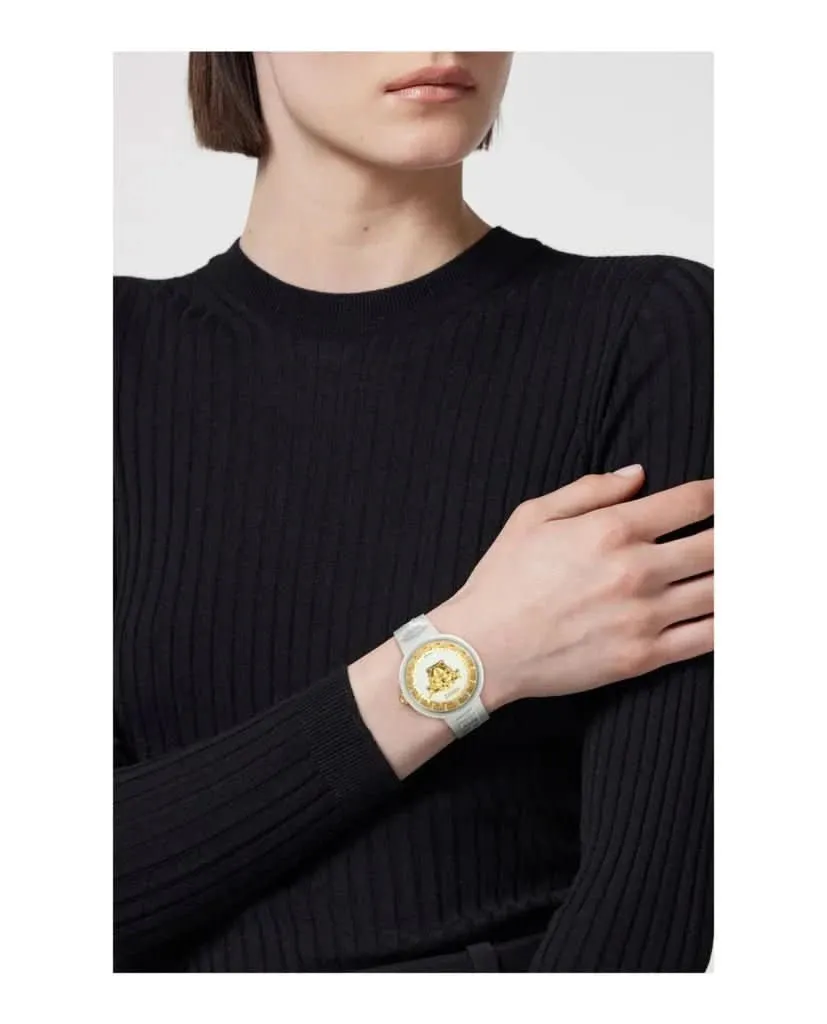 Versace Unisex Iconic Medusa Pop White Watch VE8J00524