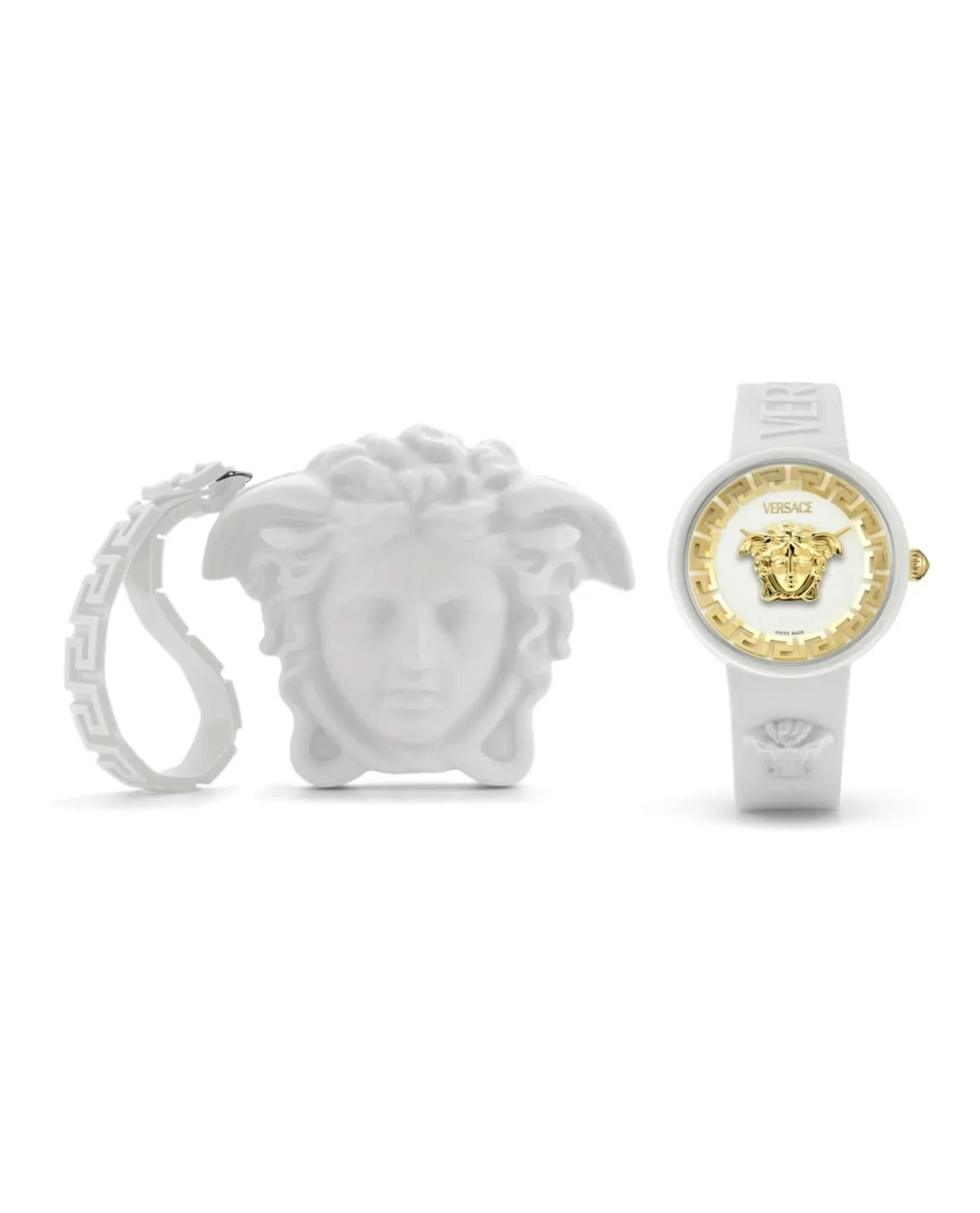 Versace Unisex Iconic Medusa Pop White Watch VE8J00524