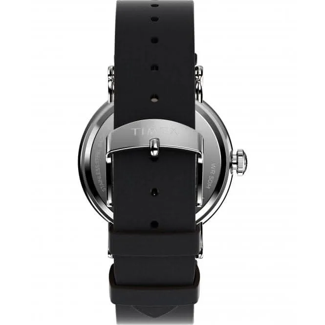 Waterbury Standard Black Leather Strap Watch TW2W20200