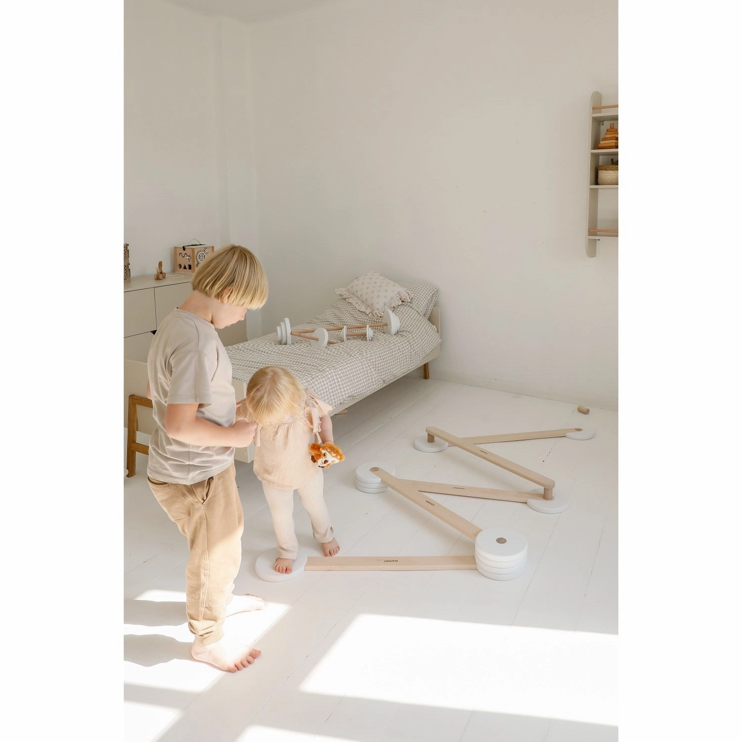 Woobiboo Olimpic Xl Woobiboo Balance And Building Set - 2 In 1 Fun