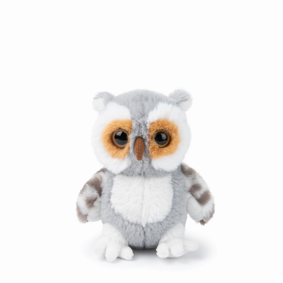 WWF Eco Fluffy Grey Owl - 15cm