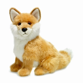 WWF Plush Red Fox Sitting