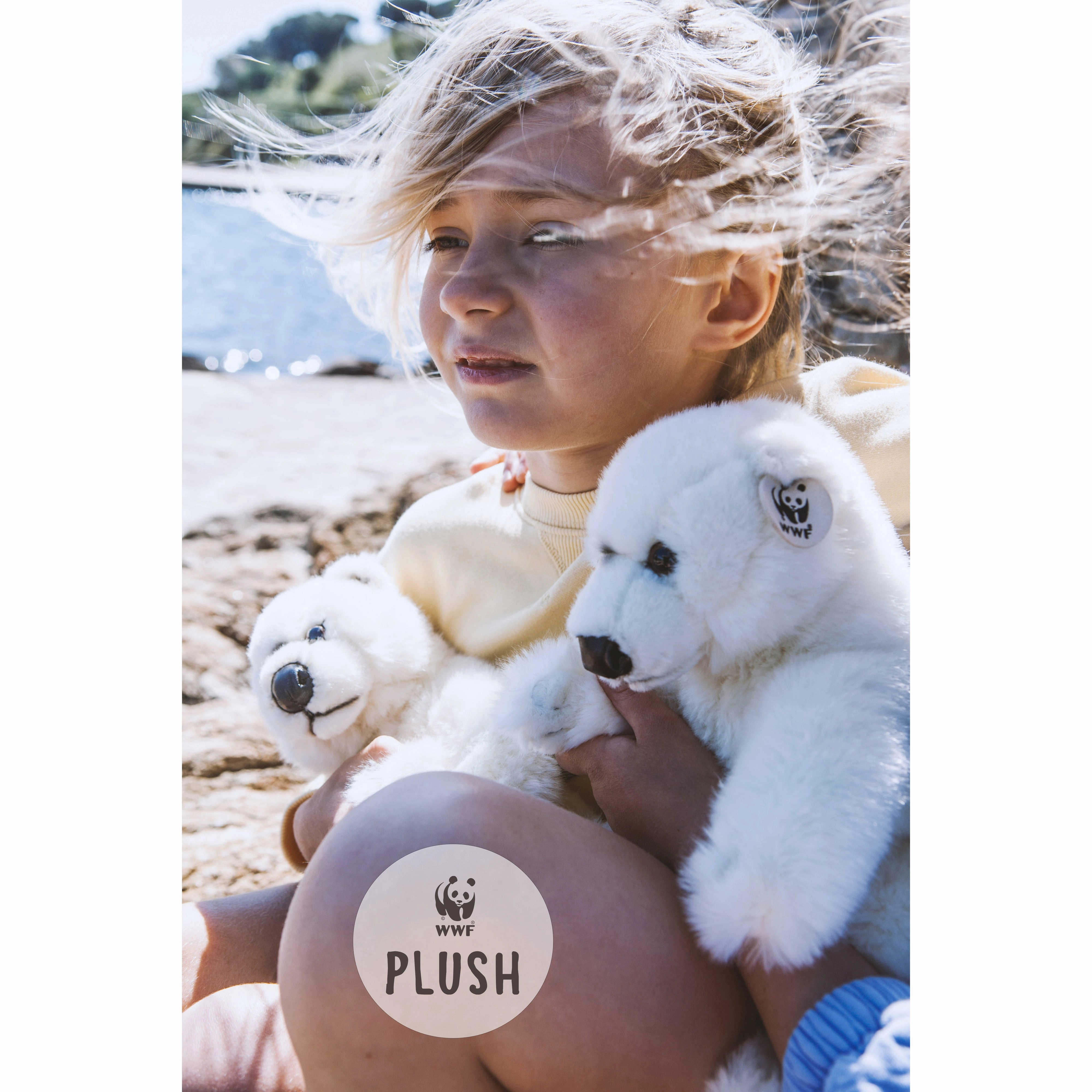 WWF Polar Bear Floppy - 15cm