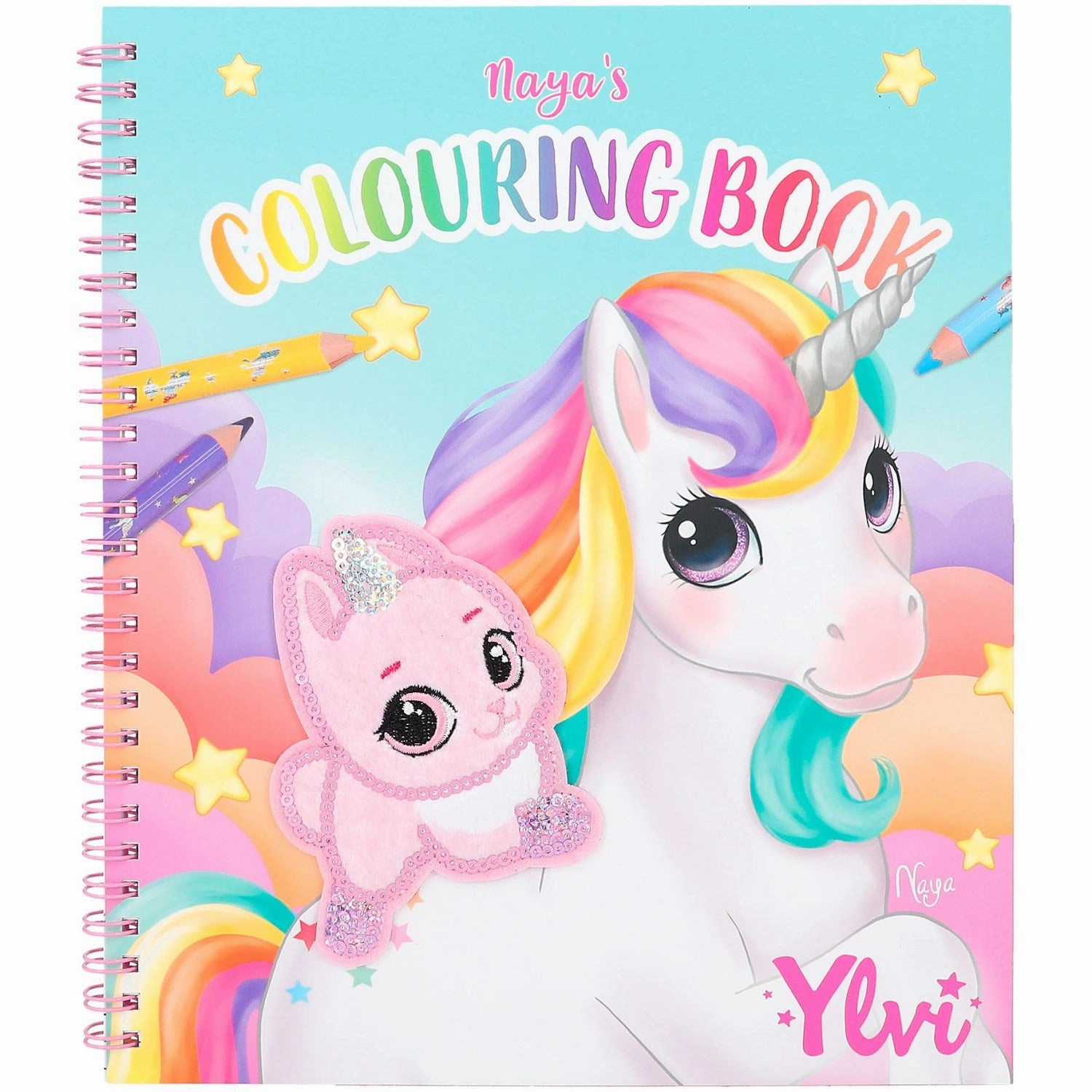 Ylvi coloring book w/sequins