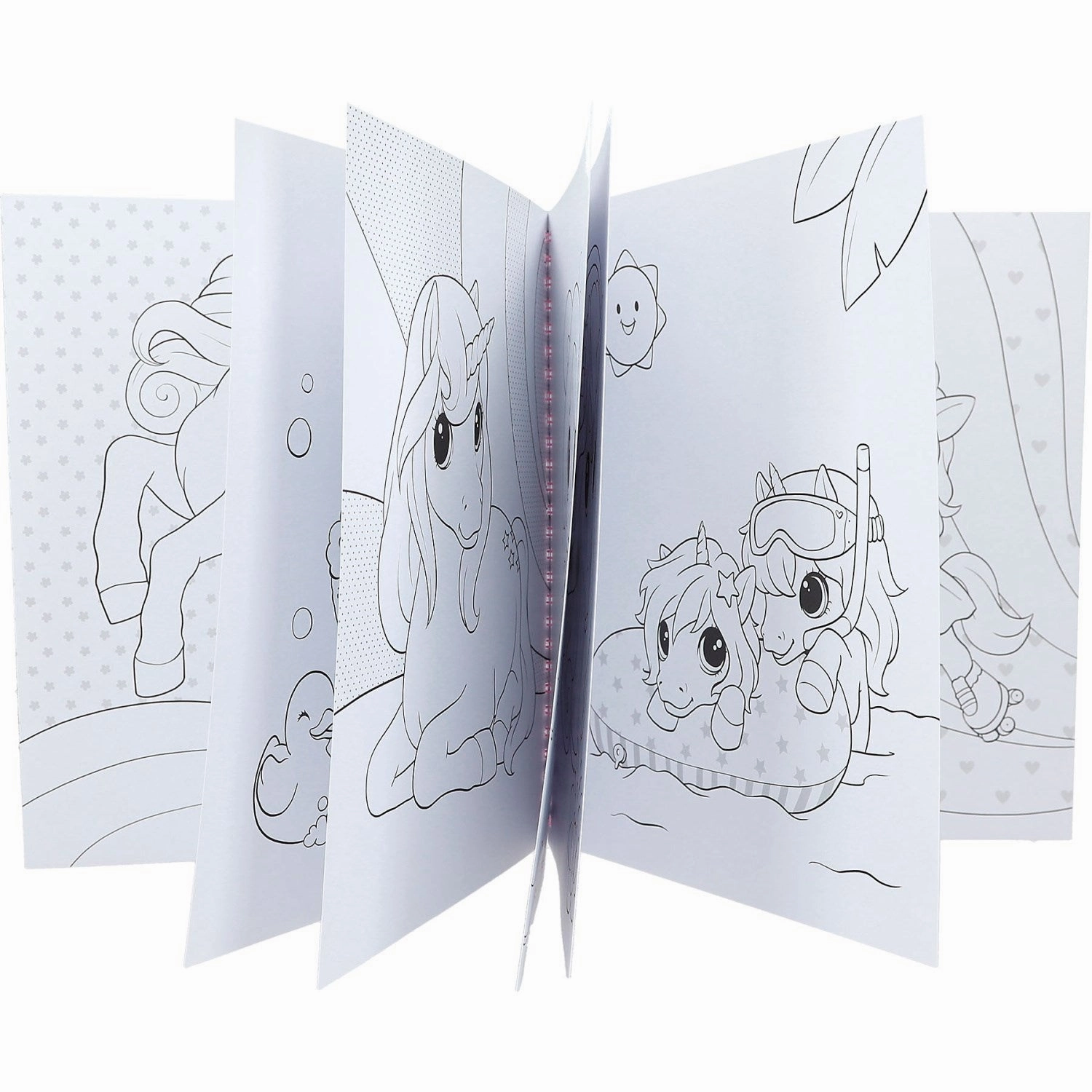 Ylvi coloring book w/sequins