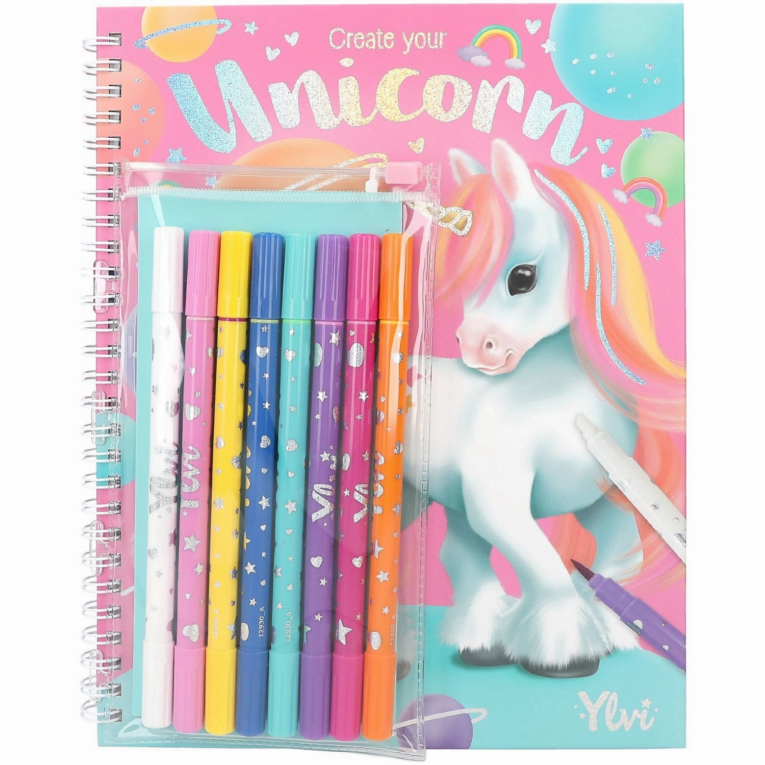 Ylvi coloring book with markers