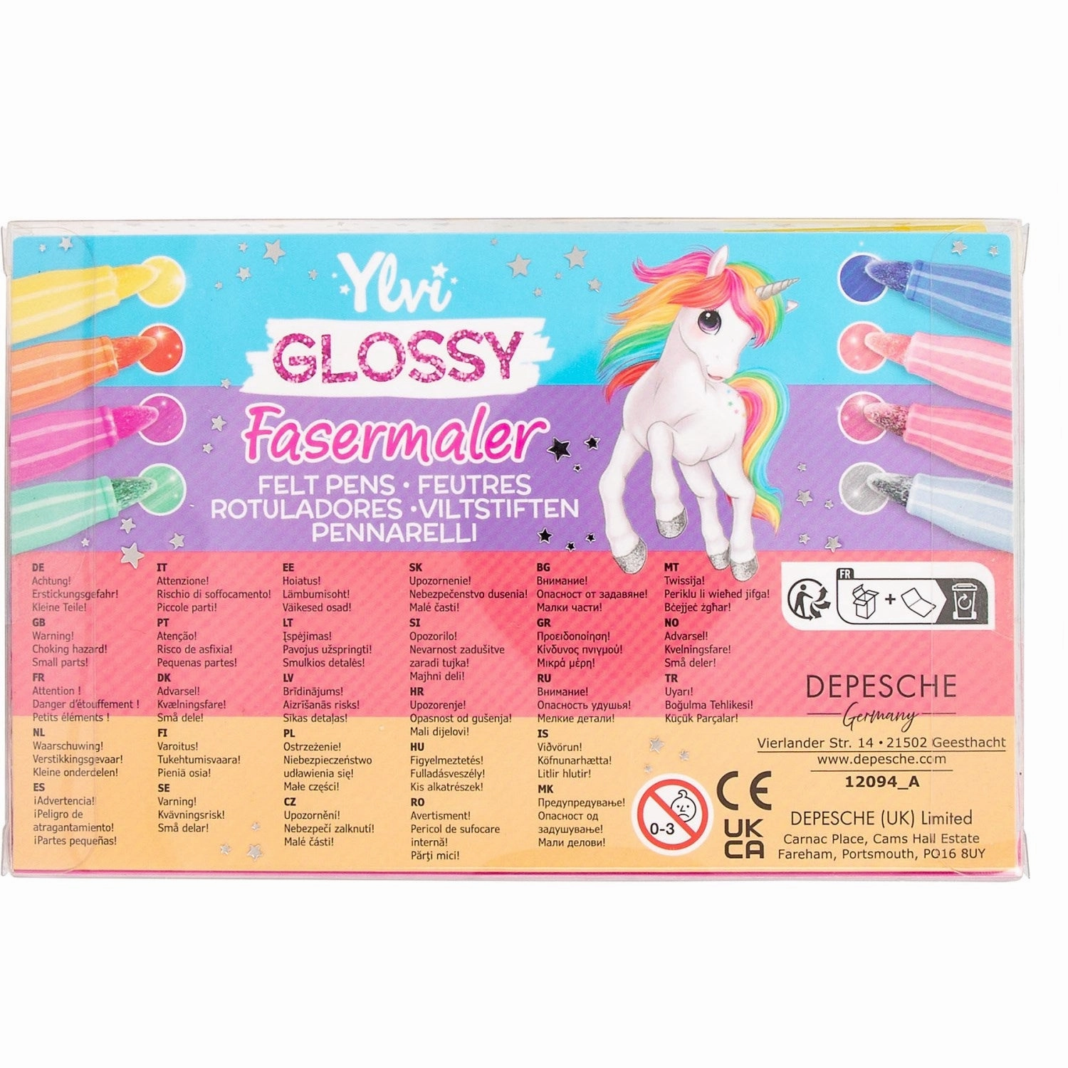 Ylvi Glitter Markers